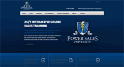 Desktop Screenshot of powersalesuniversity.com